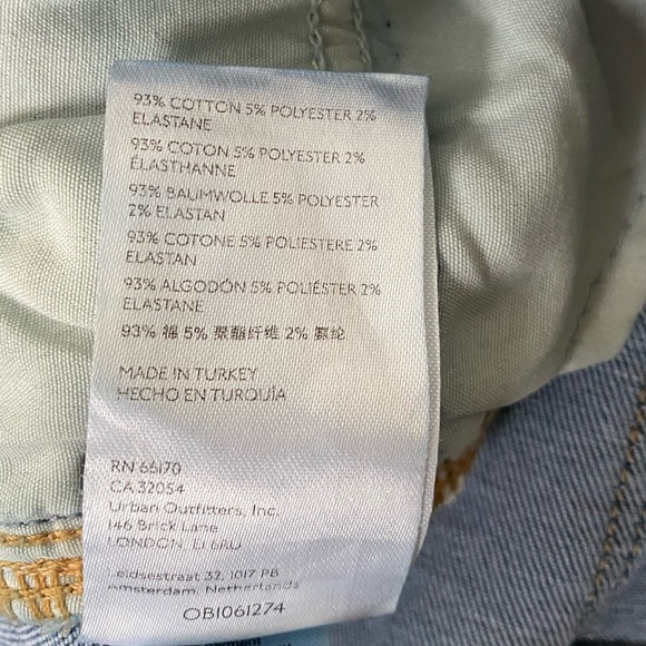 {Free People} We The Free Raw High-Rise Jegging in Light Blue Wash - Women's 27 - Picture 7 of 9